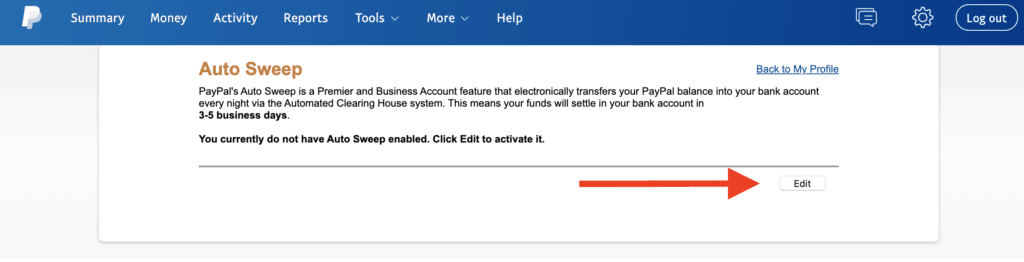 Paypal Automatic Transfer Screenshot 8
