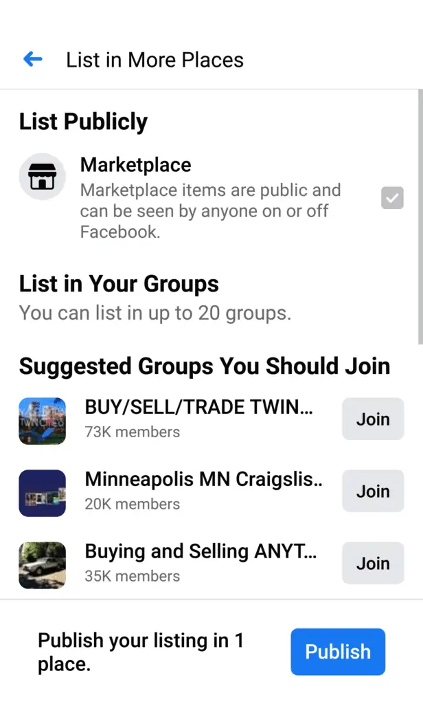 How to sell on Facebook Marketplace