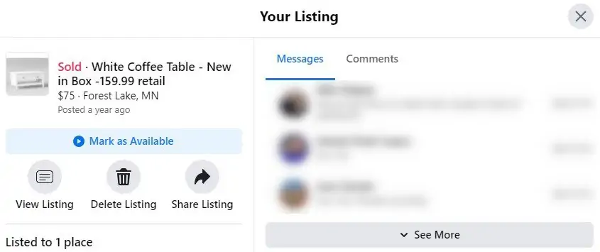 Marketplace-Facebook Buy and Sell Items Locally or Shipped