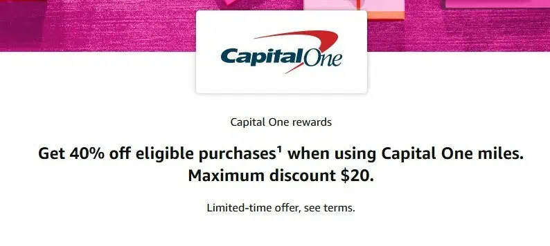 Capital one Amazon shopping points offer